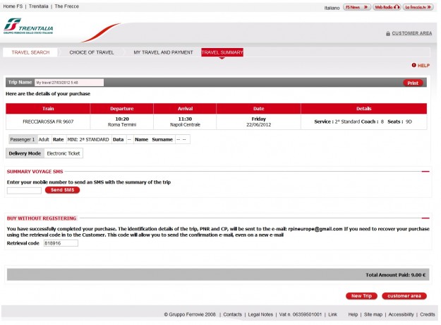 2012-03-26 Trenitalia Website - Payment02 2012 03 26 Trenitalia Website Payment02 625x460 Trenitalia and Booking Online<br>Using the Trenitalia Website Updated