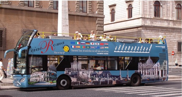 Cia Roma Bus - 2 Cia Roma Bus 2 600x321 Hop On/Hop Off Buses in Rome