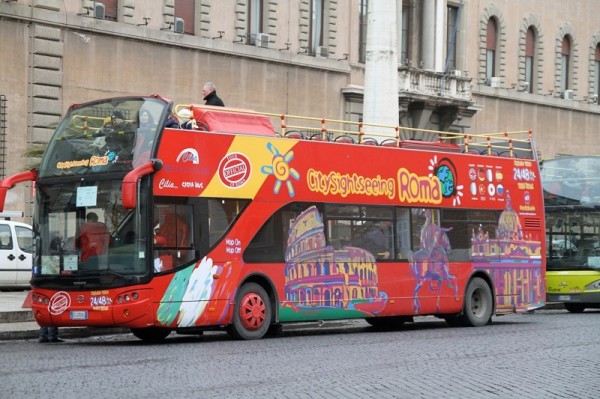 Citysightseeing Rome bus1 Citysightseeing Rome bus1 600x399 Hop On/Hop Off Buses in Rome