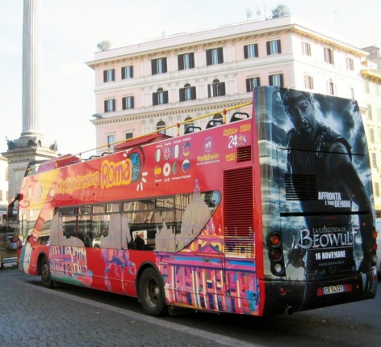 Citysightseeing Rome bus2 Citysightseeing Rome bus2 549x500 Hop On/Hop Off Buses in Rome