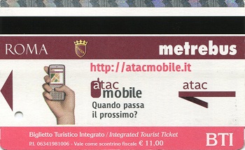 BTI – Integrated Tourist Ticket BTI – Integrated Tourist Ticket Tickets for the Bus, Metro, Trams, & Met.Ro Trains