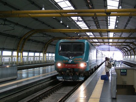 FM1 Train at FCO Station Fiumicino trains1