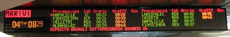 Arrival Board - Roma Termini Station IMG 3494