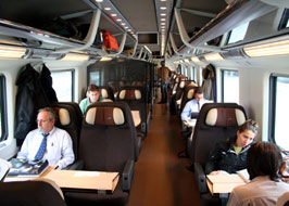 Eurostar 1st class Italy-Eurostaretr500-1st