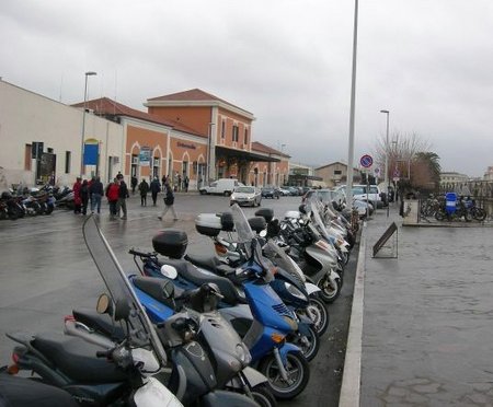 Approaching Civitavecchia Train Station Approaching Civitavecchia Train Station