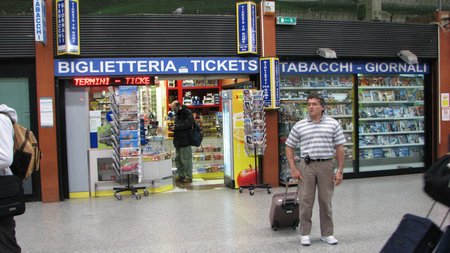 img 3731 The Train Station at the Rome Airport (FCO)