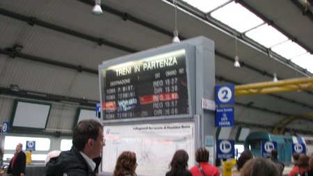 The Train Station at FCO IMG 3867