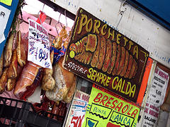 Markets in Rome porchetta naftalina007 flickr Markets in Rome