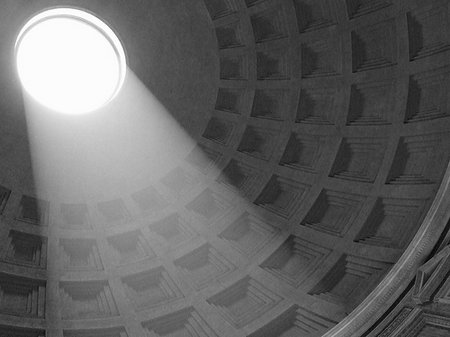 Pantheon light ray of light
