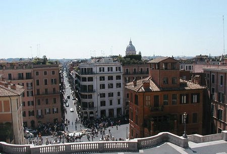 From the Spanish Steps 2 spanish steps 2