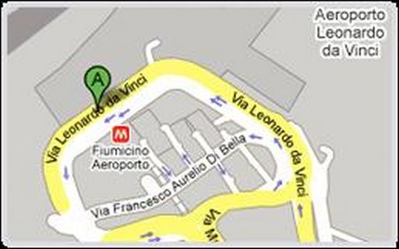 SITBus Shuttle Map 4 fiumicino apt