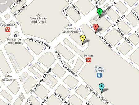 SITBus Shuttle Map 1 via marsala, 14