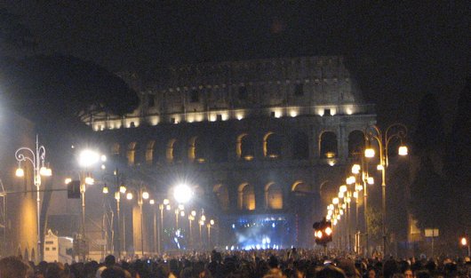 Roman Holidays! Colosseo at New Year's Eve