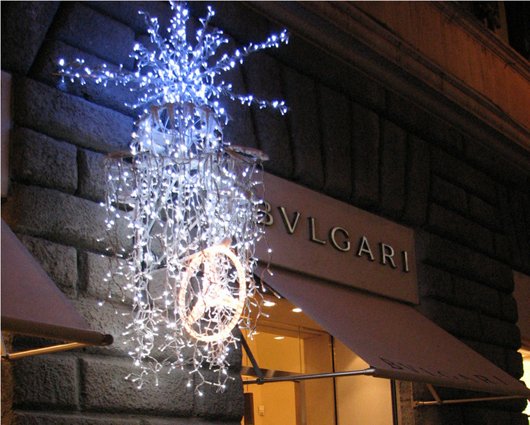 Via dei Condotti Rome Condotti decorations - Mercedes