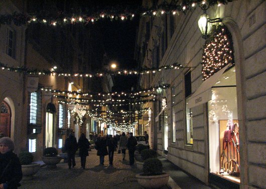 Near the Spanish Steps Shopping near the Spanish Steps