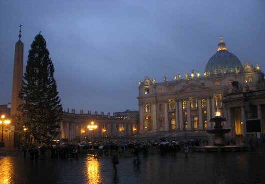 Christmas at St. Peter's Vatican Rome St. Peter's XMAS Tree