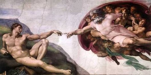 Adam and God - Michelangelo in the Sistine Chapel sistine 20 tips on Visiting the Vatican Museums