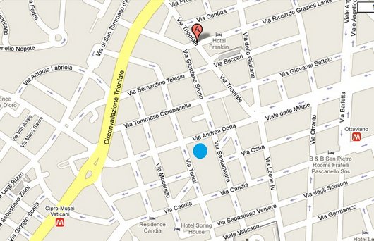 The Mercato dei Fiori Flower Market Map