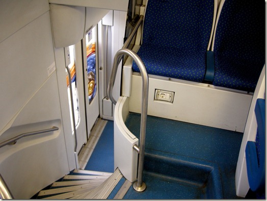 stairs 1st Class versus 2nd Class