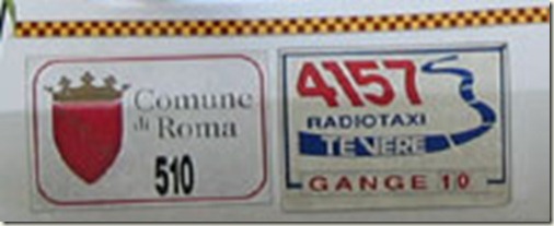 taxi 1842 sign thumb How do I get to the FCO Airport?