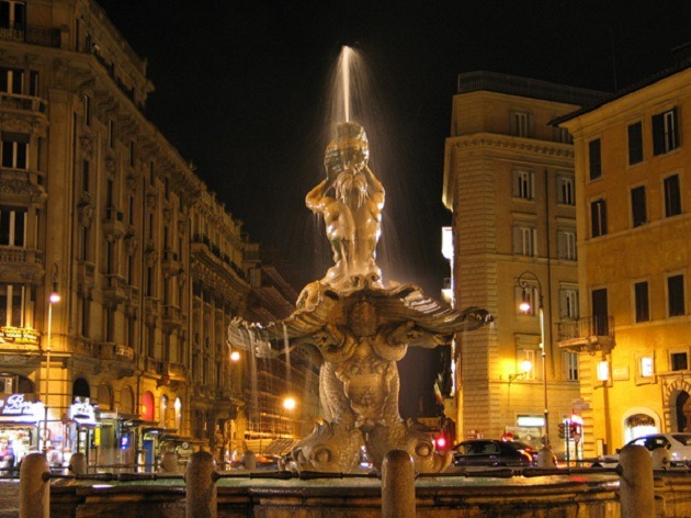 Barberini  Rome at Night