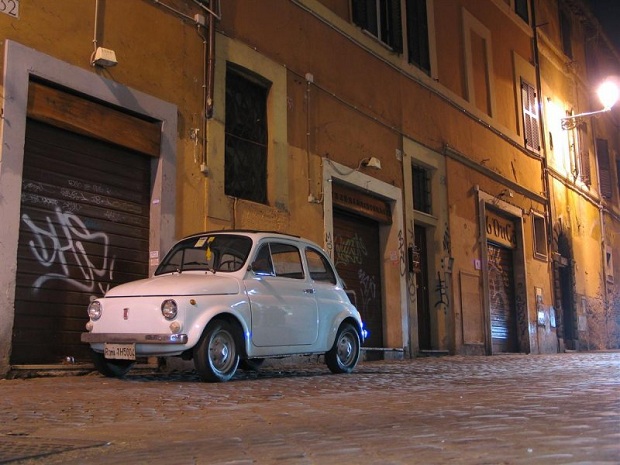 FIAT 500  Rome at Night