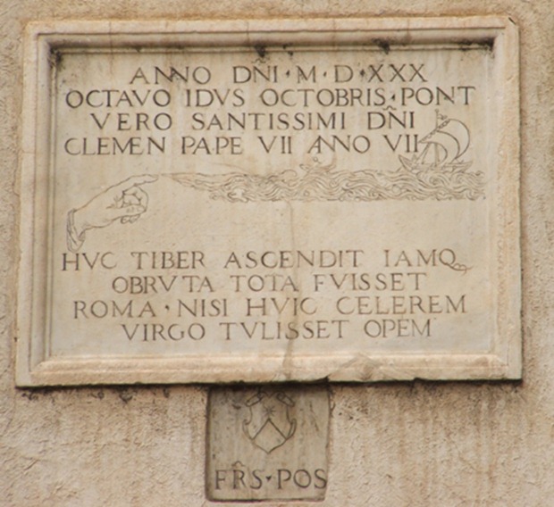 Floodmarkers Rome in a Day for Cruisers