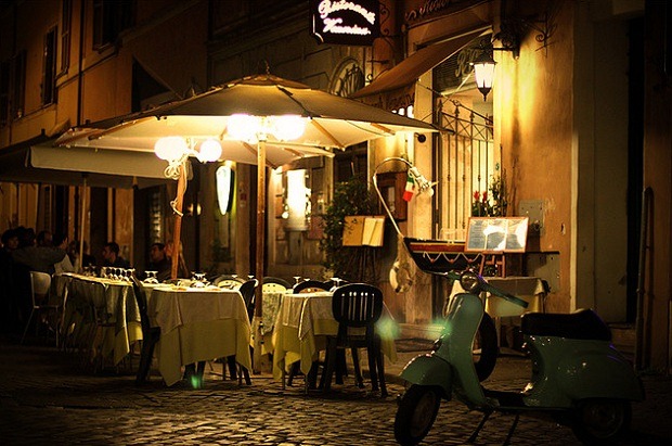 RestaurantPap  Rome at Night