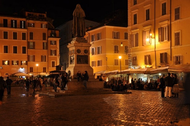 campo de fiori  Rome at Night