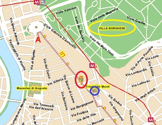 117corsopopolo14spagnmap Bus 117 Corso Popolo