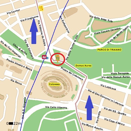 117corsopopolo5SalviN.map  Bus 117 Corso Popolo