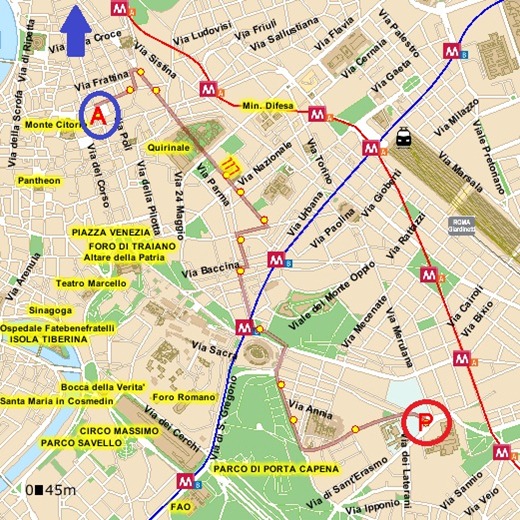 117corsopopolodeviationFULLMAP Bus 117 Corso Popolo