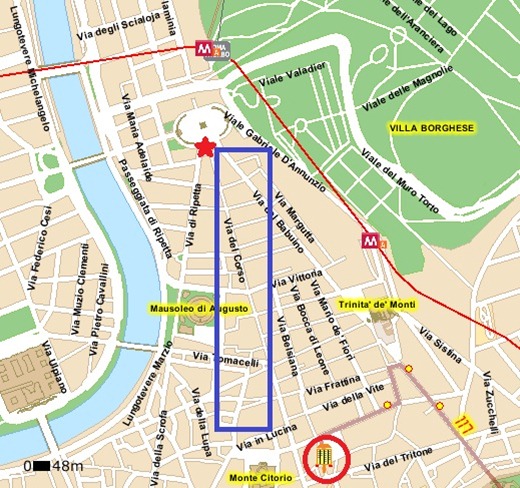 117corsopopolodeviationFULLMAP2 Bus 117 Corso Popolo