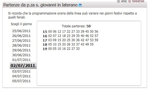 117corsopopolodeviationtimetable thumb Bus 117 Corso Popolo