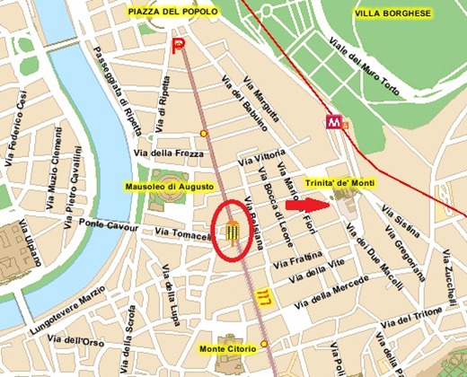 117 p.za s. giovanni in laterano - (3) l.go goldoni map 117p.zas .giovanniinlaterano3l.gogoldonimap Bus 117 to Piazza San Giovanni in Laterano