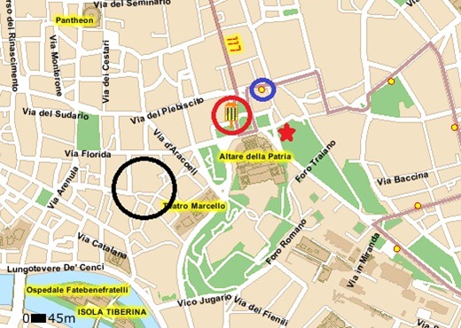 117 p.za s. giovanni in laterano - (6) p. venezia map 117p.zas .giovanniinlaterano6p.veneziamap Bus 117 to Piazza San Giovanni in Laterano