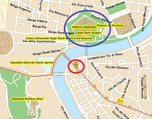 64p.zastaziones.pietro13pontevittorioemanueleStop Bus 64 to Piazza Stazione San Pietro 