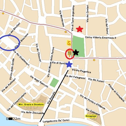 64 termini (11) torre argentina map 64termini11torreargentinamap Bus 64 to Roma Termini