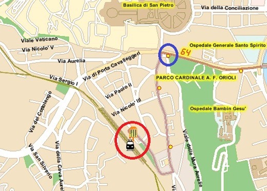 64 termini (1) p.za stazione s. pietro map 64termini1p.zastaziones.pietromap Bus 64 to Roma Termini