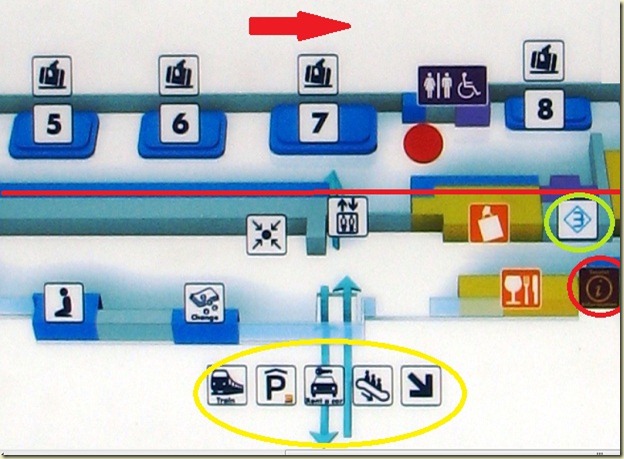FCOMapBaggage58 Terminal 3 Arrivals at Fiumicino Airport
