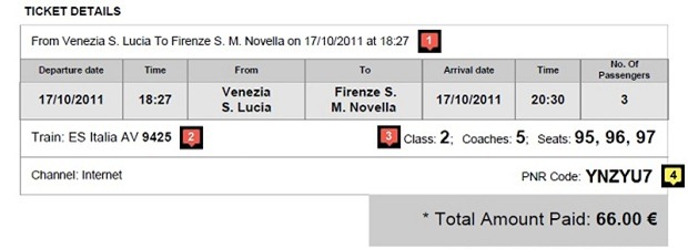 PNRemailcloseup1 thumb Ticketless and PNR Codes on Trenitalia