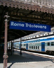 RomaTrastevereStationtrainparkedSMALL thumb The Roma Trastevere Trenitalia Rail Station