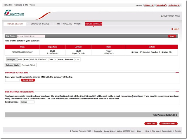 2012 03 26 Trenitalia Website Payment02 thumb Ticket Purchasing Issues Using the Trenitalia Website