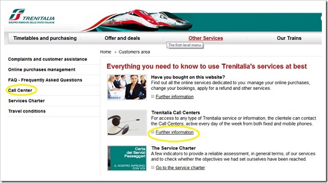 2012 05 02 Trenitalia Website Customer Service and Complaint01 thumb Ticket Purchasing Issues Using the Trenitalia Website