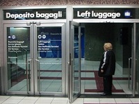 Trains in Italy Left Luggage Leonardo da Vinci Airport