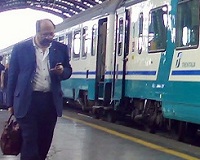 Trains in Italy On the platform Train Travel in Italy