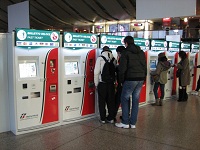 Trains in Italy kiosks Train Travel in Italy